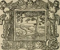An illustration from Andreae Alciati Emblemata cum commentariis Claudii Minois I.C. Francisci Sanctii Brocensis, & notis Laurentij Pignorij Patavini : nouissima hac editione in continuam vnius commentarij seriem congestis, in certas quasdam quasi classes dispositis, & plusquam dimidia parte auctis (1661)