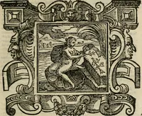 An illustration from Andreae Alciati Emblemata cum commentariis Claudii Minois I.C. Francisci Sanctii Brocensis, & notis Laurentij Pignorij Patavini : nouissima hac editione in continuam vnius commentarij seriem congestis, in certas quasdam quasi classes dispositis, & plusquam dimidia parte auctis (1661)