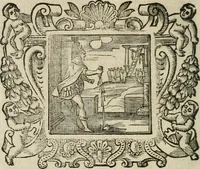 An illustration from Andreae Alciati Emblemata cum commentariis Claudii Minois I.C. Francisci Sanctii Brocensis, & notis Laurentij Pignorij Patavini : nouissima hac editione in continuam vnius commentarij seriem congestis, in certas quasdam quasi classes dispositis, & plusquam dimidia parte auctis (1661)