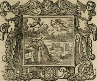 An illustration from Andreae Alciati Emblemata cum commentariis Claudii Minois I.C. Francisci Sanctii Brocensis, & notis Laurentij Pignorij Patavini : nouissima hac editione in continuam vnius commentarij seriem congestis, in certas quasdam quasi classes dispositis, & plusquam dimidia parte auctis (1661)