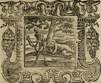 An illustration from Andreae Alciati Emblemata cum commentariis Claudii Minois I.C. Francisci Sanctii Brocensis, & notis Laurentij Pignorij Patavini : nouissima hac editione in continuam vnius commentarij seriem congestis, in certas quasdam quasi classes dispositis, & plusquam dimidia parte auctis (1661)