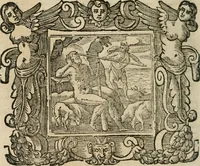 An illustration from Andreae Alciati Emblemata cum commentariis Claudii Minois I.C. Francisci Sanctii Brocensis, & notis Laurentij Pignorij Patavini : nouissima hac editione in continuam vnius commentarij seriem congestis, in certas quasdam quasi classes dispositis, & plusquam dimidia parte auctis (1661)
