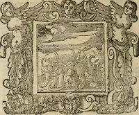 An illustration from Andreae Alciati Emblemata cum commentariis Claudii Minois I.C. Francisci Sanctii Brocensis, & notis Laurentij Pignorij Patavini : nouissima hac editione in continuam vnius commentarij seriem congestis, in certas quasdam quasi classes dispositis, & plusquam dimidia parte auctis (1661)