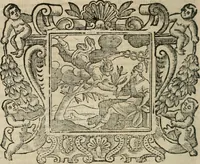 An illustration from Andreae Alciati Emblemata cum commentariis Claudii Minois I.C. Francisci Sanctii Brocensis, & notis Laurentij Pignorij Patavini : nouissima hac editione in continuam vnius commentarij seriem congestis, in certas quasdam quasi classes dispositis, & plusquam dimidia parte auctis (1661)