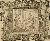 An illustration from Andreae Alciati Emblemata cum commentariis Claudii Minois I.C. Francisci Sanctii Brocensis, & notis Laurentij Pignorij Patavini : nouissima hac editione in continuam vnius commentarij seriem congestis, in certas quasdam quasi classes dispositis, & plusquam dimidia parte auctis (1661)