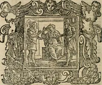 An illustration from Andreae Alciati Emblemata cum commentariis Claudii Minois I.C. Francisci Sanctii Brocensis, & notis Laurentij Pignorij Patavini : nouissima hac editione in continuam vnius commentarij seriem congestis, in certas quasdam quasi classes dispositis, & plusquam dimidia parte auctis (1661)