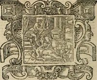 An illustration from Andreae Alciati Emblemata cum commentariis Claudii Minois I.C. Francisci Sanctii Brocensis, & notis Laurentij Pignorij Patavini : nouissima hac editione in continuam vnius commentarij seriem congestis, in certas quasdam quasi classes dispositis, & plusquam dimidia parte auctis (1661)