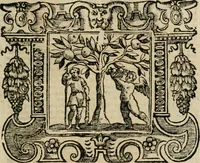 An illustration from Andreae Alciati Emblemata cum commentariis Claudii Minois I.C. Francisci Sanctii Brocensis, & notis Laurentij Pignorij Patavini : nouissima hac editione in continuam vnius commentarij seriem congestis, in certas quasdam quasi classes dispositis, & plusquam dimidia parte auctis (1661)