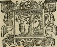 An illustration from Andreae Alciati Emblemata cum commentariis Claudii Minois I.C. Francisci Sanctii Brocensis, & notis Laurentij Pignorij Patavini : nouissima hac editione in continuam vnius commentarij seriem congestis, in certas quasdam quasi classes dispositis, & plusquam dimidia parte auctis (1661)