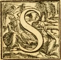 An illustration from Andreae Caesalpini Aretini ... Peripateticarum quaestionum libri quinque : ad potentissimum & felicissimum Franciscum Medicen Florentiae et senarum principem (1571)