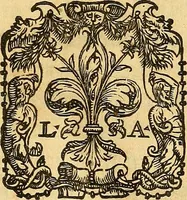 An illustration from Andreae Caesalpini Aretini ... Peripateticarum quaestionum libri quinque : ad potentissimum & felicissimum Franciscum Medicen Florentiae et senarum principem (1571)