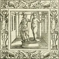 An illustration from Andreæ Alciati emblemata cvm commentariis Clavdii Minois...: & notis Lavrentii Pignorii Patavini : nouissima hac editione in continuam vnius commentarij seriem congestis, in certas quasdam quasi classes dispositis, & plusquam dimidia parte auctis (1621)