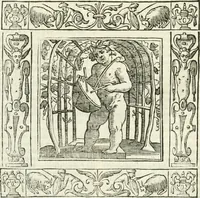 An illustration from Andreæ Alciati emblemata cvm commentariis Clavdii Minois...: & notis Lavrentii Pignorii Patavini : nouissima hac editione in continuam vnius commentarij seriem congestis, in certas quasdam quasi classes dispositis, & plusquam dimidia parte auctis (1621)