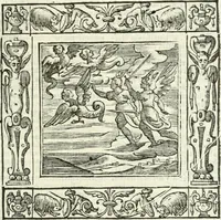An illustration from Andreæ Alciati emblemata cvm commentariis Clavdii Minois...: & notis Lavrentii Pignorii Patavini : nouissima hac editione in continuam vnius commentarij seriem congestis, in certas quasdam quasi classes dispositis, & plusquam dimidia parte auctis (1621)