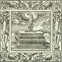 Picture 43 of 228 from Andreæ Alciati emblemata cvm commentariis Clavdii Minois...: & notis Lavrentii Pignorii Patavini : nouissima hac editione in continuam vnius commentarij seriem congestis, in certas quasdam quasi classes dispositis, & plusquam dimidia parte auctis (1621), leaf 266