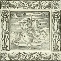 An illustration from Andreæ Alciati emblemata cvm commentariis Clavdii Minois...: & notis Lavrentii Pignorii Patavini : nouissima hac editione in continuam vnius commentarij seriem congestis, in certas quasdam quasi classes dispositis, & plusquam dimidia parte auctis (1621)