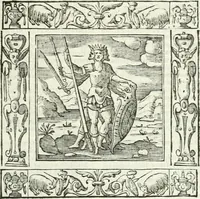 Picture 50 of 228 from Andreæ Alciati emblemata cvm commentariis Clavdii Minois...: & notis Lavrentii Pignorii Patavini : nouissima hac editione in continuam vnius commentarij seriem congestis, in certas quasdam quasi classes dispositis, & plusquam dimidia parte auctis (1621), leaf 296