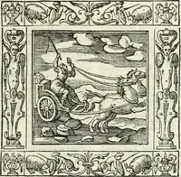 Picture 65 of 228 from Andreæ Alciati emblemata cvm commentariis Clavdii Minois...: & notis Lavrentii Pignorii Patavini : nouissima hac editione in continuam vnius commentarij seriem congestis, in certas quasdam quasi classes dispositis, & plusquam dimidia parte auctis (1621), leaf 344