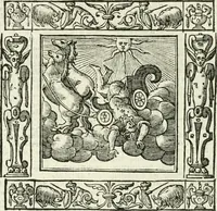An illustration from Andreæ Alciati emblemata cvm commentariis Clavdii Minois...: & notis Lavrentii Pignorii Patavini : nouissima hac editione in continuam vnius commentarij seriem congestis, in certas quasdam quasi classes dispositis, & plusquam dimidia parte auctis (1621)