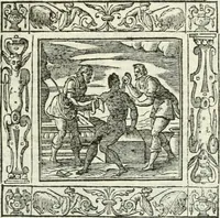 Picture 69 of 228 from Andreæ Alciati emblemata cvm commentariis Clavdii Minois...: & notis Lavrentii Pignorii Patavini : nouissima hac editione in continuam vnius commentarij seriem congestis, in certas quasdam quasi classes dispositis, & plusquam dimidia parte auctis (1621), leaf 356