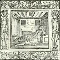 An illustration from Andreæ Alciati emblemata cvm commentariis Clavdii Minois...: & notis Lavrentii Pignorii Patavini : nouissima hac editione in continuam vnius commentarij seriem congestis, in certas quasdam quasi classes dispositis, & plusquam dimidia parte auctis (1621)