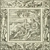 Picture 93 of 228 from Andreæ Alciati emblemata cvm commentariis Clavdii Minois...: & notis Lavrentii Pignorii Patavini : nouissima hac editione in continuam vnius commentarij seriem congestis, in certas quasdam quasi classes dispositis, & plusquam dimidia parte auctis (1621), leaf 443