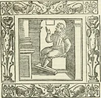 An illustration from Andreæ Alciati emblemata cvm commentariis Clavdii Minois...: & notis Lavrentii Pignorii Patavini : nouissima hac editione in continuam vnius commentarij seriem congestis, in certas quasdam quasi classes dispositis, & plusquam dimidia parte auctis (1621)