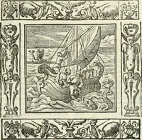 An illustration from Andreæ Alciati emblemata cvm commentariis Clavdii Minois...: & notis Lavrentii Pignorii Patavini : nouissima hac editione in continuam vnius commentarij seriem congestis, in certas quasdam quasi classes dispositis, & plusquam dimidia parte auctis (1621)