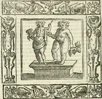 An illustration from Andreæ Alciati emblemata cvm commentariis Clavdii Minois...: & notis Lavrentii Pignorii Patavini : nouissima hac editione in continuam vnius commentarij seriem congestis, in certas quasdam quasi classes dispositis, & plusquam dimidia parte auctis (1621)