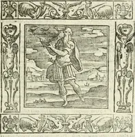 Picture 115 of 228 from Andreæ Alciati emblemata cvm commentariis Clavdii Minois...: & notis Lavrentii Pignorii Patavini : nouissima hac editione in continuam vnius commentarij seriem congestis, in certas quasdam quasi classes dispositis, & plusquam dimidia parte auctis (1621), leaf 506