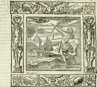 An illustration from Andreæ Alciati emblemata cvm commentariis Clavdii Minois...: & notis Lavrentii Pignorii Patavini : nouissima hac editione in continuam vnius commentarij seriem congestis, in certas quasdam quasi classes dispositis, & plusquam dimidia parte auctis (1621)