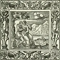 Picture 129 of 228 from Andreæ Alciati emblemata cvm commentariis Clavdii Minois...: & notis Lavrentii Pignorii Patavini : nouissima hac editione in continuam vnius commentarij seriem congestis, in certas quasdam quasi classes dispositis, & plusquam dimidia parte auctis (1621), leaf 578