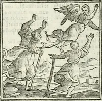 An illustration from Andreæ Alciati emblemata cvm commentariis Clavdii Minois...: & notis Lavrentii Pignorii Patavini : nouissima hac editione in continuam vnius commentarij seriem congestis, in certas quasdam quasi classes dispositis, & plusquam dimidia parte auctis (1621)