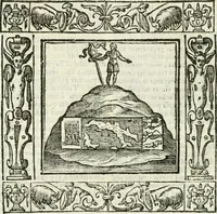 An illustration from Andreæ Alciati emblemata cvm commentariis Clavdii Minois...: & notis Lavrentii Pignorii Patavini : nouissima hac editione in continuam vnius commentarij seriem congestis, in certas quasdam quasi classes dispositis, & plusquam dimidia parte auctis (1621)