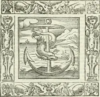 Picture 157 of 228 from Andreæ Alciati emblemata cvm commentariis Clavdii Minois...: & notis Lavrentii Pignorii Patavini : nouissima hac editione in continuam vnius commentarij seriem congestis, in certas quasdam quasi classes dispositis, & plusquam dimidia parte auctis (1621), leaf 698