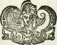 An illustration from Andreæ Alciati emblemata cvm commentariis Clavdii Minois...: & notis Lavrentii Pignorii Patavini : nouissima hac editione in continuam vnius commentarij seriem congestis, in certas quasdam quasi classes dispositis, & plusquam dimidia parte auctis (1621)