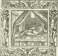 An illustration from Andreæ Alciati emblemata cvm commentariis Clavdii Minois...: & notis Lavrentii Pignorii Patavini : nouissima hac editione in continuam vnius commentarij seriem congestis, in certas quasdam quasi classes dispositis, & plusquam dimidia parte auctis (1621)