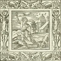An illustration from Andreæ Alciati emblemata cvm commentariis Clavdii Minois...: & notis Lavrentii Pignorii Patavini : nouissima hac editione in continuam vnius commentarij seriem congestis, in certas quasdam quasi classes dispositis, & plusquam dimidia parte auctis (1621)