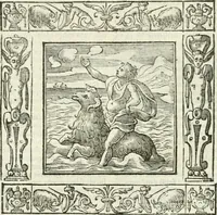Picture 205 of 228 from Andreæ Alciati emblemata cvm commentariis Clavdii Minois...: & notis Lavrentii Pignorii Patavini : nouissima hac editione in continuam vnius commentarij seriem congestis, in certas quasdam quasi classes dispositis, & plusquam dimidia parte auctis (1621), leaf 889