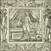 An illustration from Andreæ Alciati emblemata cvm commentariis Clavdii Minois...: & notis Lavrentii Pignorii Patavini : nouissima hac editione in continuam vnius commentarij seriem congestis, in certas quasdam quasi classes dispositis, & plusquam dimidia parte auctis (1621)