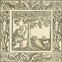 An illustration from Andreæ Alciati emblemata cvm commentariis Clavdii Minois...: & notis Lavrentii Pignorii Patavini : nouissima hac editione in continuam vnius commentarij seriem congestis, in certas quasdam quasi classes dispositis, & plusquam dimidia parte auctis (1621)