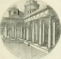 An illustration from Iacobvs Androvetivs dv Cerceav : lectoribvs S. veteri consvetvdine institvtoqve nostro novos ... labores excipienti, visvm fvit hos opvs ... edere ... Continet ... Optices, qvam perspectivam nominant viginti figuras .. (1551)