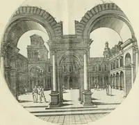 An illustration from Iacobvs Androvetivs dv Cerceav : lectoribvs S. veteri consvetvdine institvtoqve nostro novos ... labores excipienti, visvm fvit hos opvs ... edere ... Continet ... Optices, qvam perspectivam nominant viginti figuras .. (1551)