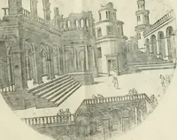 An illustration from Iacobvs Androvetivs dv Cerceav : lectoribvs S. veteri consvetvdine institvtoqve nostro novos ... labores excipienti, visvm fvit hos opvs ... edere ... Continet ... Optices, qvam perspectivam nominant viginti figuras .. (1551)