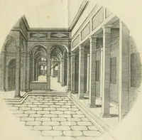 An illustration from Iacobvs Androvetivs dv Cerceav : lectoribvs S. veteri consvetvdine institvtoqve nostro novos ... labores excipienti, visvm fvit hos opvs ... edere ... Continet ... Optices, qvam perspectivam nominant viginti figuras .. (1551)