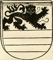 Picture 53 of 234 from Anfang, Vrsprug und Herkomen des Thurniers inn Teutscher Nation : wieuil Thurnier biss vff den letztenn zu Wormbs : auch wie vnnd an welchen Orten die gehalten vñ durch was Fürsten, Grauen, Herrn, Ritter vñ vom Adel, sie iederzeit besucht worden sindt .. (1532), leaf 101