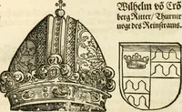 Picture 63 of 234 from Anfang, Vrsprug und Herkomen des Thurniers inn Teutscher Nation : wieuil Thurnier biss vff den letztenn zu Wormbs : auch wie vnnd an welchen Orten die gehalten vñ durch was Fürsten, Grauen, Herrn, Ritter vñ vom Adel, sie iederzeit besucht worden sindt .. (1532), leaf 115