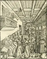 Picture 75 of 234 from Anfang, Vrsprug und Herkomen des Thurniers inn Teutscher Nation : wieuil Thurnier biss vff den letztenn zu Wormbs : auch wie vnnd an welchen Orten die gehalten vñ durch was Fürsten, Grauen, Herrn, Ritter vñ vom Adel, sie iederzeit besucht worden sindt .. (1532), leaf 131