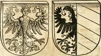 Picture 104 of 234 from Anfang, Vrsprug und Herkomen des Thurniers inn Teutscher Nation : wieuil Thurnier biss vff den letztenn zu Wormbs : auch wie vnnd an welchen Orten die gehalten vñ durch was Fürsten, Grauen, Herrn, Ritter vñ vom Adel, sie iederzeit besucht worden sindt .. (1532), leaf 195