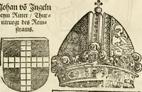 Picture 108 of 234 from Anfang, Vrsprug und Herkomen des Thurniers inn Teutscher Nation : wieuil Thurnier biss vff den letztenn zu Wormbs : auch wie vnnd an welchen Orten die gehalten vñ durch was Fürsten, Grauen, Herrn, Ritter vñ vom Adel, sie iederzeit besucht worden sindt .. (1532), leaf 212